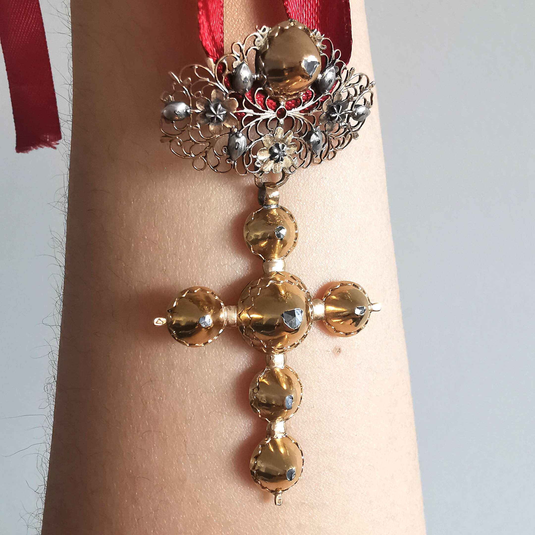 Gold and Diamond Cross