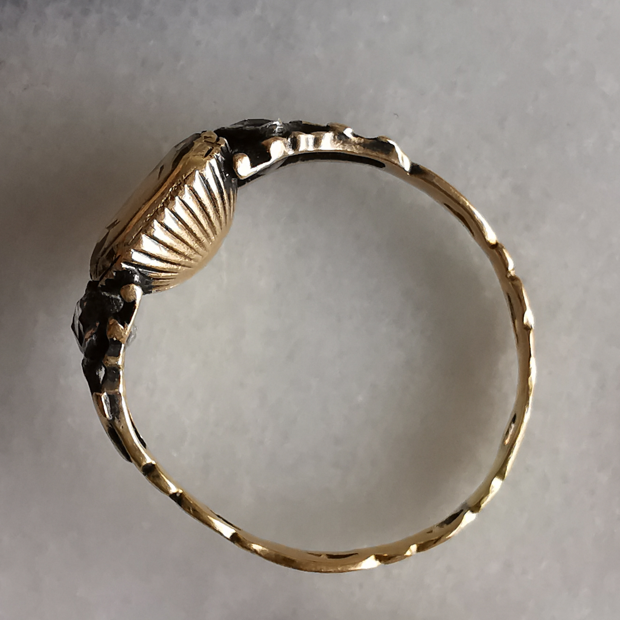 (2021 Release) Citrine Georgian Basket Ring