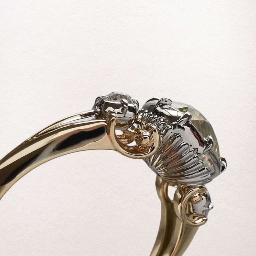 The Old Mine Diamond Close Back Ring