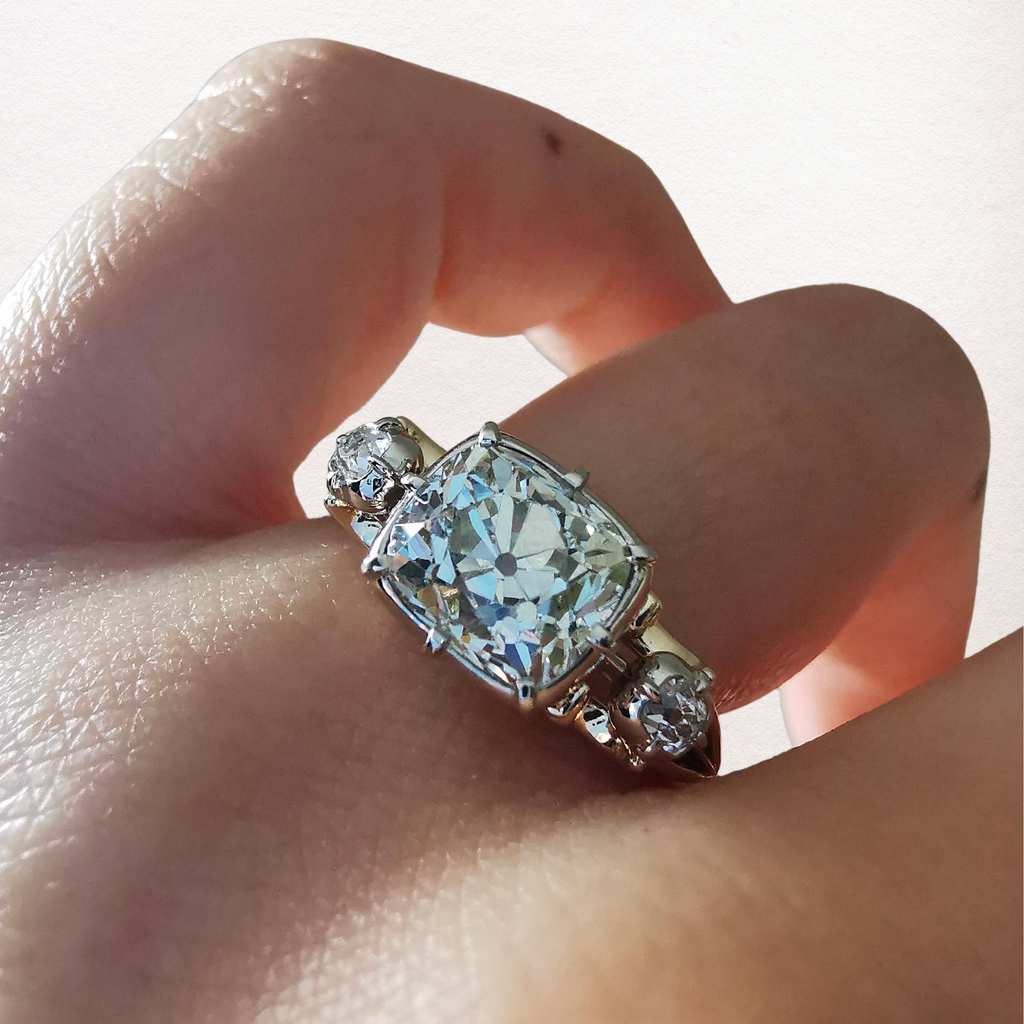 The Old Mine Diamond Close Back Ring