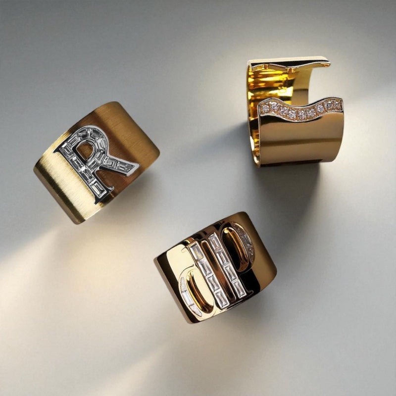 Signature Monogram Cigar Ring