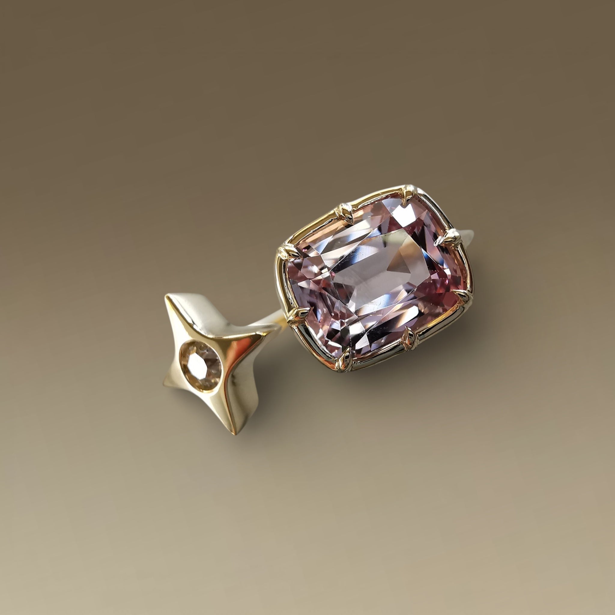 Pink Shooting Star Ring