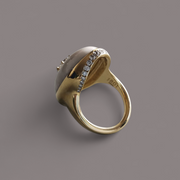Alaska with Extra Diamonds Ring