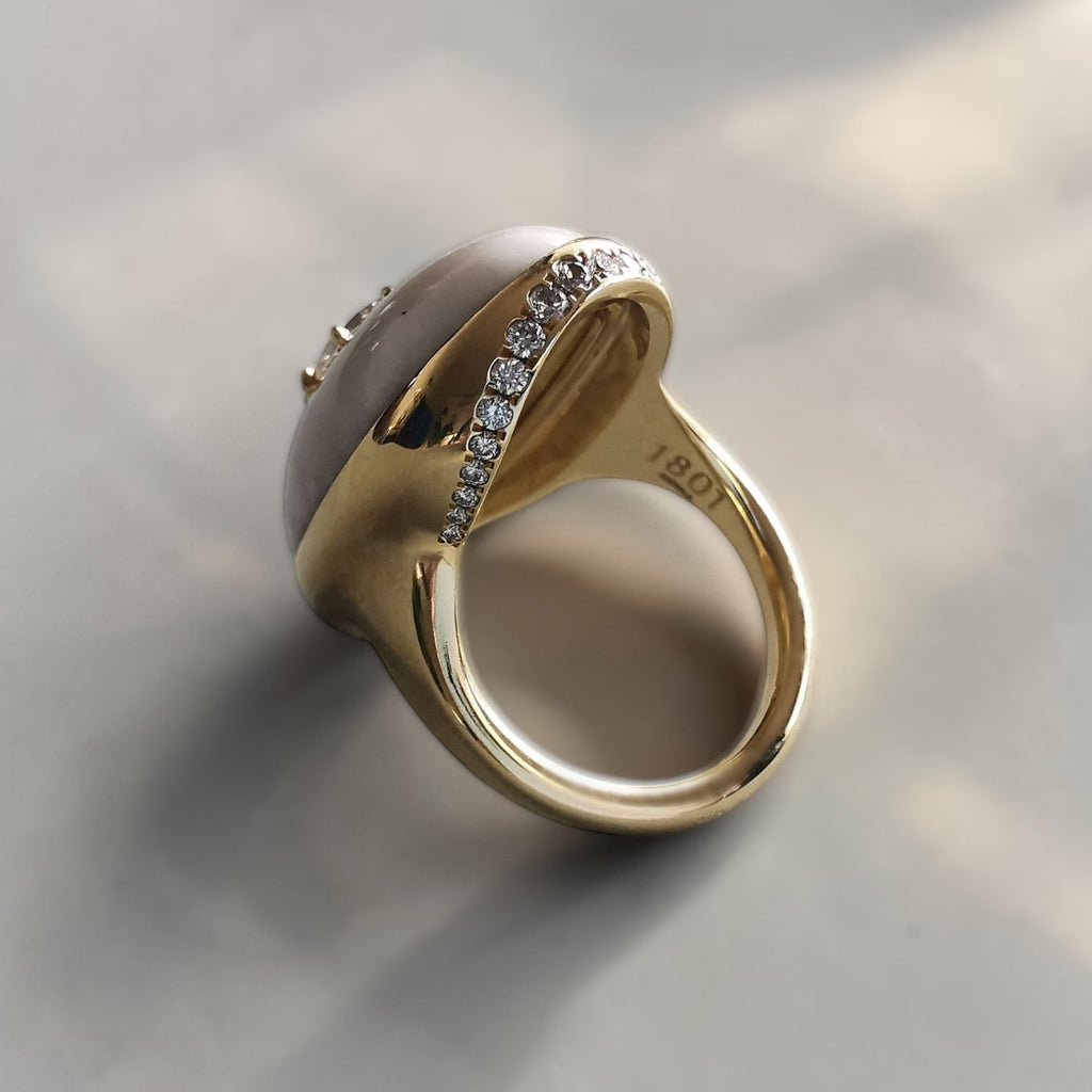 Alaska with Extra Diamonds Ring