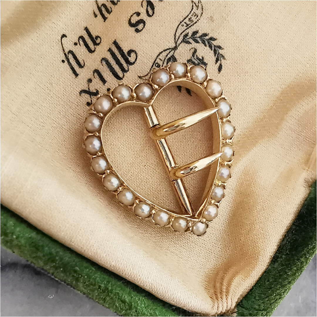 Gold and Pearl Buckle