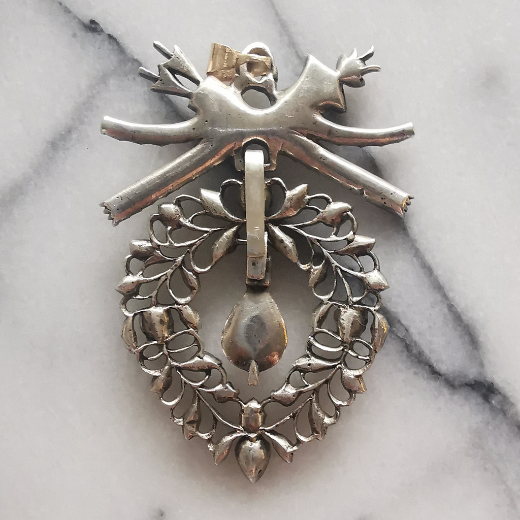 Flemish "Vlaams" Diamond Heart Pendant