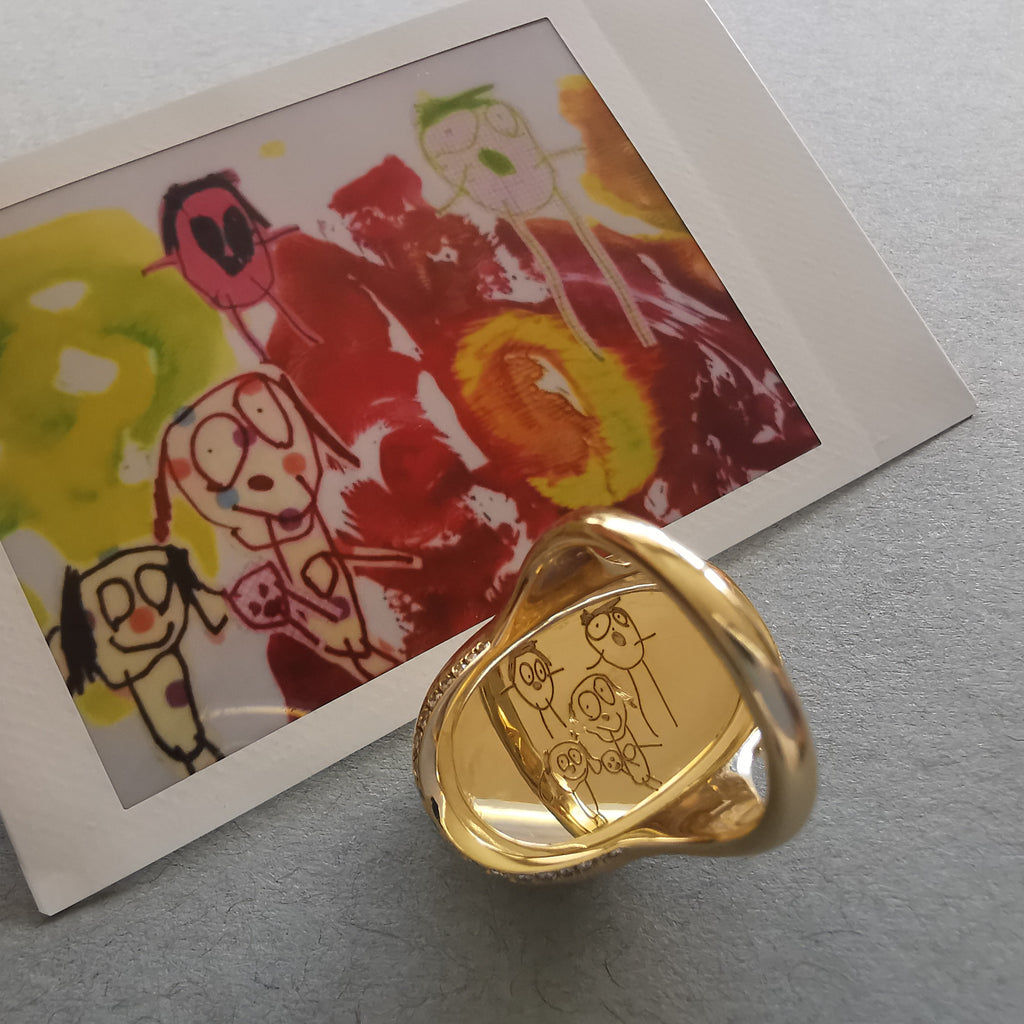 Alaska with Extra Diamonds Ring