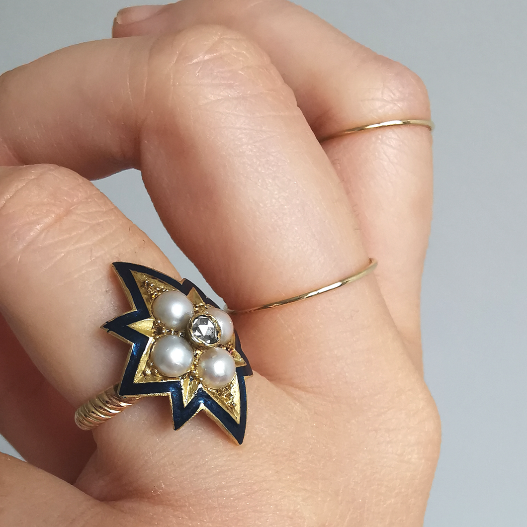 A Victorian Star Ring