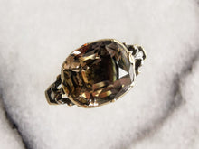 Load image into Gallery viewer, (Reserved) Georgian Fluted Basket Smokey Quartz Ring
