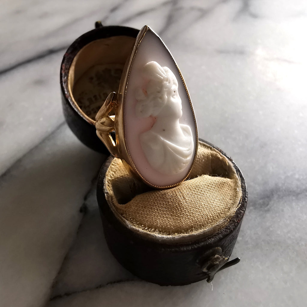 Goddess Psyche Coral Ring