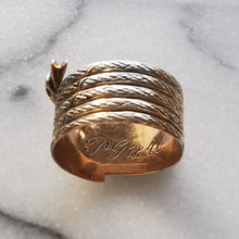 Load image into Gallery viewer, Early Victorian Snake Enamel Ring

