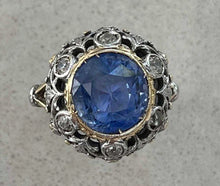 Load image into Gallery viewer, Belle Epoque Italian Sapphire Ring
