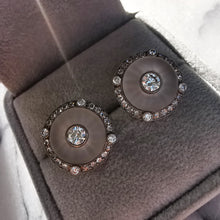 Load image into Gallery viewer, Diamond and Rock Crystal Earrings
