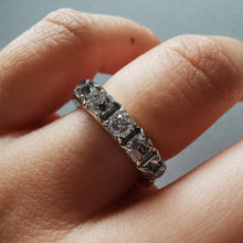 Load image into Gallery viewer, Signature Cut Down Collet Old Mine Diamond Ring
