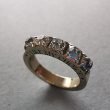 Load image into Gallery viewer, Signature Cut Down Collet Old Mine Diamond Ring

